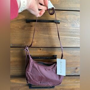 Athleta Women's Burgundy Mini Crescent Bag